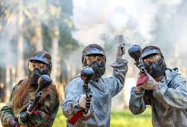 Paintball In The Heat