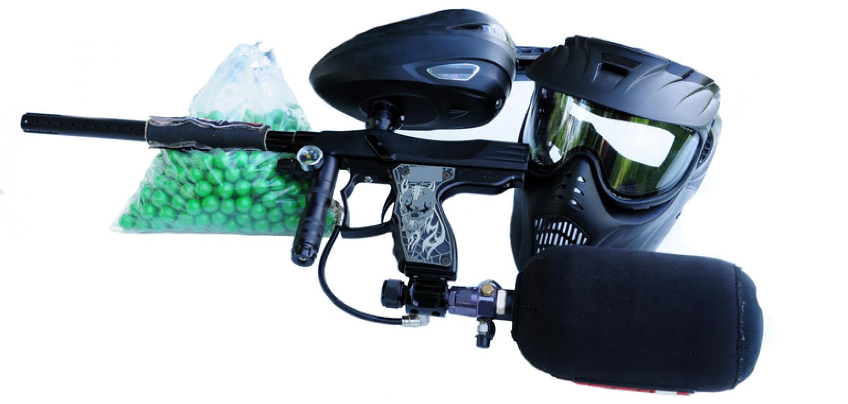 Paintball outlet set