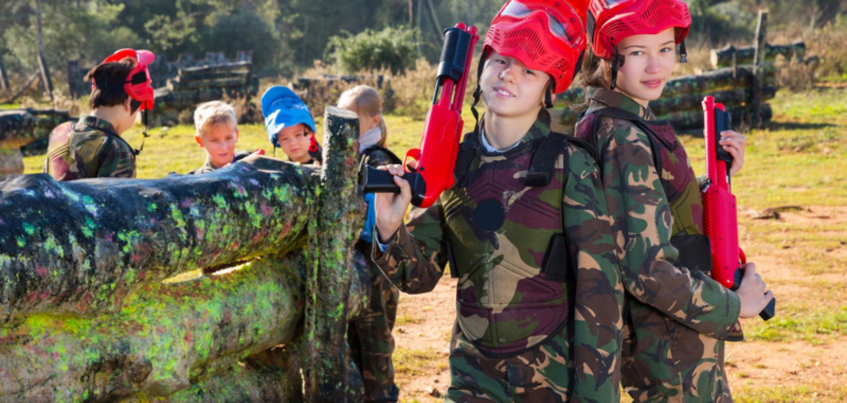 paintball birthday parties
